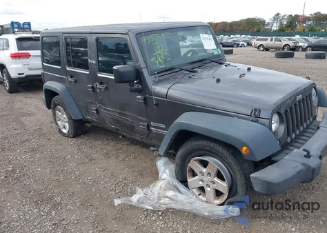 2016 Jeep Wrangler Unlimited Sport из США, поврежденный, VIN 1C4BJWDG8GL270294